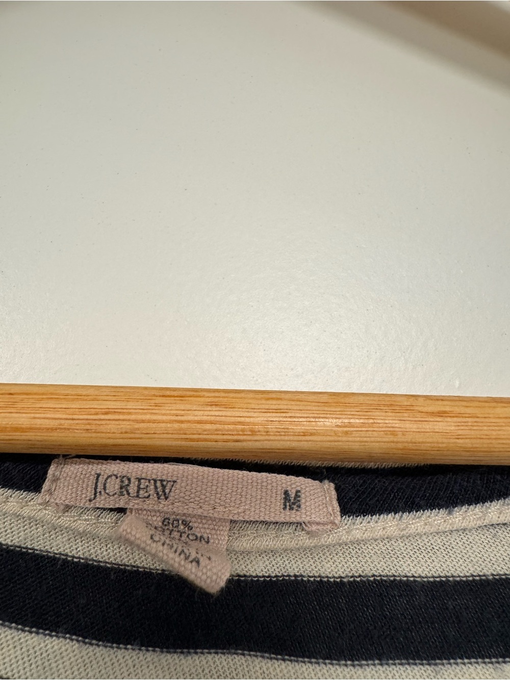 J. Crew Navy and White Striped Knit Top - Picture 3 of 3